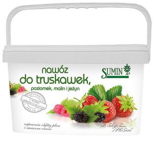 Nawóz granulowany do truskawek poziomek malin Sumin 2,5kg