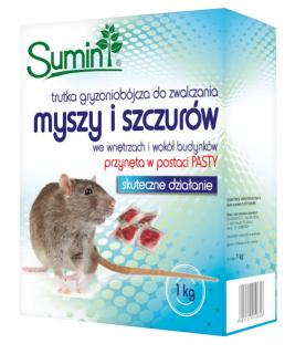 Trutka miękka na myszy i szczury 1kg Sumin