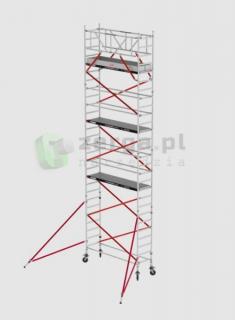 ALTREX 5100 NOWA NORMA rusztowanie drabinowe jezdne (0,75x2,45m) wys.rob. 9,20m T515061