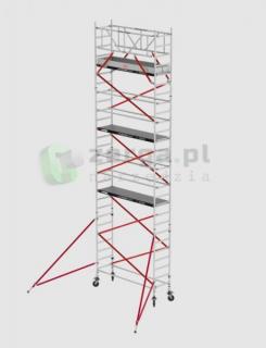 ALTREX 5100 NOWA NORMA rusztowanie drabinowe jezdne (0,75x3,05m) wys.rob. 10,20m T510023