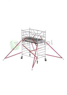 ALTREX 5200 Rusztowanie jezdne szerokie (1,35x2,45m) wys.rob. 4,20m, T520013 - NOWA NORMA