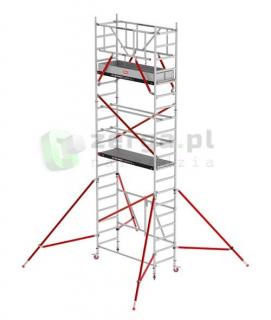 ALTREX 5400 Rusztowanie jezdne (0,75m x 1,85m) wys.rob. 4,70m, T540005 - NOWA NORMA