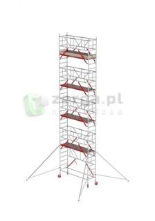 ALTREX Rusztowanie aluminiowe Altrex 4100-S PLUS z poręczą Safe-Quick (0,90x2,45m) Wys.Rob. 10,20m T411016 - NOWA NORMA