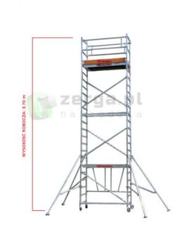 FARAONE COMPACT rusztowanie jezdne A+B 0,75x1,80 wys.rob. 3,70m COM180.AB