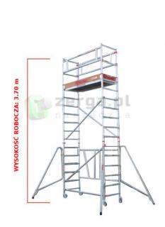 FARAONE COMPACT XS rusztowanie jezdne A+B 0,75x1,60 wys.rob. 3,70m COM160XS.AB