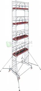 KRAUSE STABILO 100 Rusztowanie jezdne 2,5 x 0,75m, wys.rob. 10,4m 741110