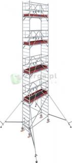 KRAUSE Stabilo 1000 Rusztowanie jezdne 2,0 x 0,75 m, wys.rob. 10,3m - 776075P - GUARDMATIC Nowa norma PN EN 1004-1