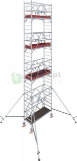 KRAUSE Stabilo 1000 Rusztowanie jezdne 2,0 x 0,75 m, wys.rob. 9,3m - 776068 - GUARDMATIC Nowa norma PN EN 1004-1