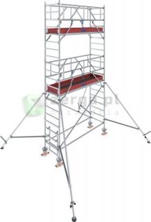 KRAUSE Stabilo 1000 Rusztowanie jezdne 2,5 x 0,75 m, wys.rob. 6,3m - 777034 - GUARDMATIC Nowa norma PN EN 1004-1