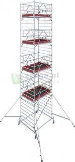 KRAUSE STABILO 50 Rusztowanie jezdne 2,0 x 1,5m, wys.rob. 10,4m - 781086 - GUARDMATIC Nowa norma PN EN 1004-1