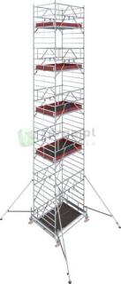 KRAUSE STABILO 500 Rusztowanie jezdne profesjonalne 2,0 x 1,5m, wys.rob. 11,5m - 783080 - GUARDMATIC Nowa norma PN EN 1004-1