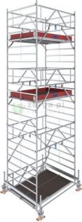 KRAUSE STABILO 500 Rusztowanie jezdne profesjonalne 2,0 x 1,5m, wys.rob. 7,5m - 783042 - GUARDMATIC Nowa norma PN EN 1004-1