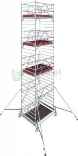 KRAUSE STABILO 500 Rusztowanie jezdne profesjonalne 2,0 x 1,5m, wys.rob. 9,5m - 783066 - GUARDMATIC Nowa norma PN EN 1004-1