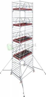 KRAUSE STABILO 500 Rusztowanie jezdne profesjonalne 2,5 x 1,5m, wys.rob. 10,5m - 784070 - GUARDMATIC Nowa norma PN EN 1004-1