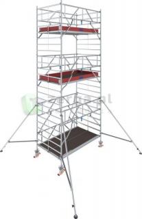 KRAUSE STABILO 5000 Rusztowanie jezdne 2,5 x 1,5m, wys.rob. 7,3m - 749079 - GUARDMATIC Nowa norma PN EN 1004-1