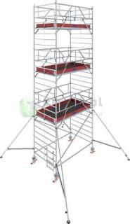 KRAUSE STABILO 5000 Rusztowanie jezdne 2,5 x 1,5m, wys.rob. 8,3m - 749086 - GUARDMATIC Nowa norma PN EN 1004-1