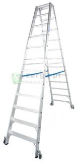KRAUSE STABILO drabina dwustronna jezdna 2x12 wys.rob. 4,35m 124883