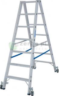 KRAUSE STABILO drabina dwustronna jezdna 2x7 wys.rob. 3,18m 124852