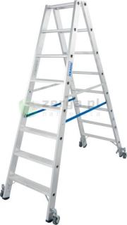 KRAUSE STABILO drabina dwustronna jezdna 2x8 wys.rob. 3,41m 124869
