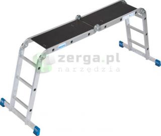 KRAUSE STABILO uniwersalna drabina przegubowa 4x3 wys.rob. 4,40m 123510/123909