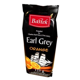 Bastek Earl Grey Orange, herbata czarna liściata, 125g