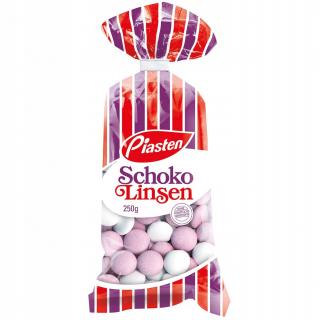 Piasten  Schoko Linsen, drażetki czekoladowe, 250g