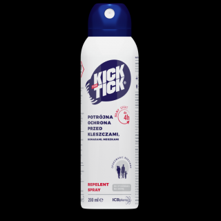 KICK the TICK  Repelent przeciwko kleszczom meszkom i komarom 200ml