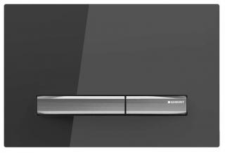 Przycisk Geberit Sigma50 w wykończeniu przydymionego szkła 115.788.SD.2 do stelaża Duofix UP320