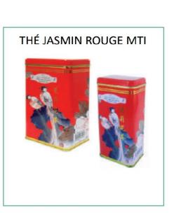 Herbata zielona z kwiatem jaśminu czerwonego "Thé Jasmin Rouge MTI". 170g.