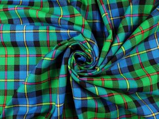Wełna flanela - Krata tartan MacLeod of Harris