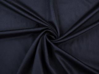 Wełna z kaszmirem zibellino - Ciemny granat [kupon 2,45 m]