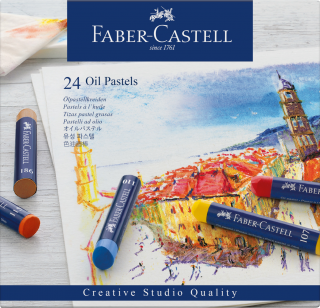 CREATIVE STUDIO PASTELE OLEJNE 24 KOL. OPAKOWANIE KARTON FABER-CASTELL 127024 FC