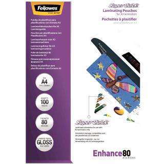 Folie do laminacji SUPER QUICK A4 80 mic