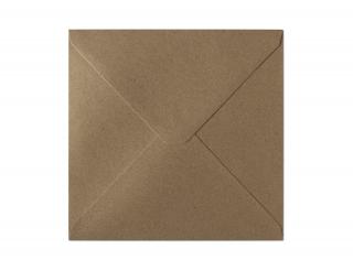 Koperta 160mm x 160mm Kraft ciemnobeżowy K., 120g/m2, op/10szt.