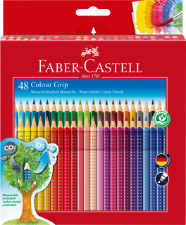 KREDKI GRIP 2001 48 KOL. OP. KARTONOWE FABER-CASTELL 112449 FC