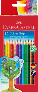 KREDKI GRIP 2001KARTON 12 KOL. FABER-CASTELL 112412 FC