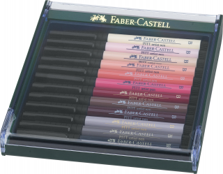 PITT ARTIST PEN BRUSH ZESTAW 12 KOL. SKIN FABER-CASTELL 267424 FC