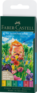 PITT ARTIST PEN SPRING ETUI 6 SZT. FABER-CASTELL 167177 FC