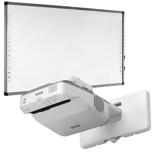 Zestaw interaktywny Epson Panorama UST: tablica interaktywna Avtek TT-Board 90 Pro + Projektor ultrakrótkoogniskowy Epson EB-685W
