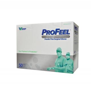 PROFEEL DHD PLATINUM - rękawice chirurgiczne lateksowe bezpudrowe - Rozmiar - 6,5