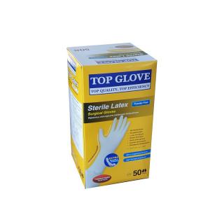 Rękawice chirurgiczne bezpudrowe  Top Glove - Rozmiar - 6,0