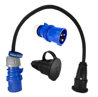 Adapter przedłużacza kampera H07RN-F 3x2,5 z wtyczką CEE