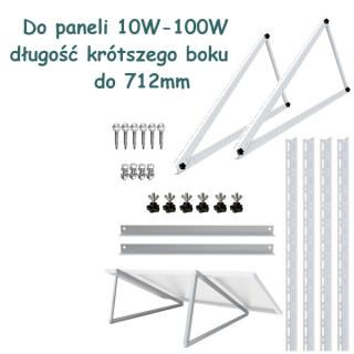 System montażowy do małych paneli fotowoltaicznych 10,20,30,40,60,100W