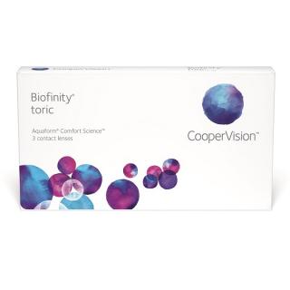 Biofinity toric 3 szt.  (0,0do -6,00D)