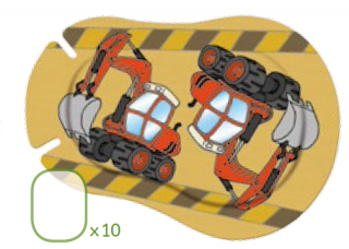 Ortopad FUN PACK KOPARKI - 10 SZT