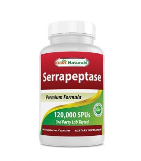 Best Naturals Serrapeptase 120000 SPUs 90 kaps