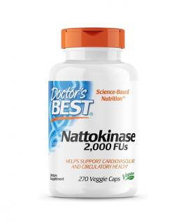 Doctor's Best Nattokinase 2,000 FUs, 270 kaps.