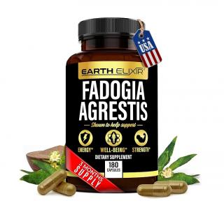 Earth Elixir Fadogia Agrestis 1000mg, 180 kapsułek