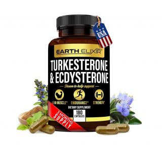 Earth Elixir TURKESTERONE  ECDYSTERONE 180 kaps.