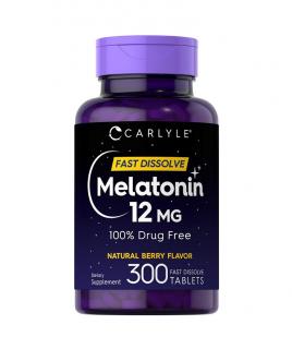 Melatonin 12mg 300 tab.